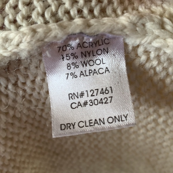 Wildfox Night Sweater Vintage Lace Oversized Alpaca Blend Sweater Size SM - Picture 11 of 13